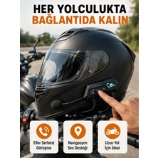 BT22 Kask Bluetooth Kulaklık 5.0 – Suya Dayanıklı, Gürültü Önleyici, Uzun Pil Ömürlü Yeni Nesil - Lisinya