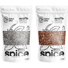 Chia ve Keten Tohumu Ikili Set 2×100GR