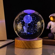 Ett Aya Çıkan Astronot Tasarım Cam Küre