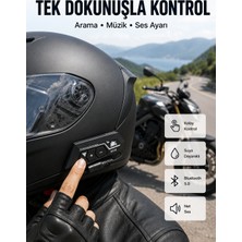 Motosiklet Sürüşleri Için BT22 Kask Bluetooth Kulaklık Mikrofonlu Yeni Nesil - Lisinya