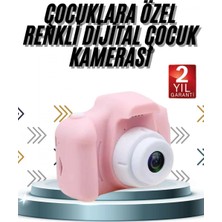 Hace Bazaar Çocuklara Özel Fotoğraf ve Video Çeken Mini Çok Renkli Fotoğraf Makinesi