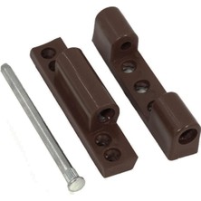 Pvc Pimapen Kapı Pencere Menteşesi Metal 100 mm Koyu Kahverengi