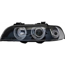 Bmw E39 2001-2003 Komple Far Sol Siyah Beyaz Sinyal 63126902425 Wender