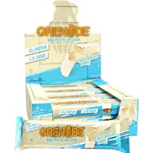 Protein Bar White Chocolate 12X60 gr Low Sugar Beyaz Çikolata Kurabiye Aromalı