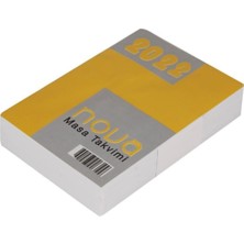 Nova Masa Takvimi Masaüstü Blok, Renkli