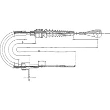 Vw T3 1.6d 1981-1987 1.6td 1984-1992 1.7d 1986-1992 Gaz Teli 3980MM 251721555G Wisco