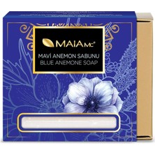 Mavi Anemon Sabunu - Tüm Cilt Tipleri Için Vegan Duş Sabunu - Katı Duş Jeli ve Katı Şampuan O