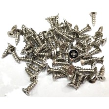 TKÇ Adet Klips Vidası 2,3x7,5 mm Yhb, Ithal Konik Başlı Kutu Ayak, Askı, Mini Vida