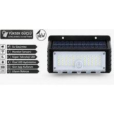 TKÇ Duvar Lambası 44 LED Güneş Enerjili Hareket Sensörlü LED