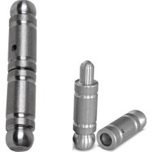 Demir Çelik Metal Kapı Mil Menteşesi 2 Adet (2 Takım) Çap: 3 cm Et Kalınlık: 5 mm Uzunluk: 18