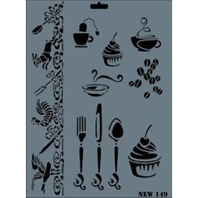 Altaylar Tedarik Rich New Seri N-149 Stencil 35X25 cm