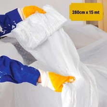 TKÇ 280 cm Ölçülü Boya Badana Eşya Koruma Yapışkanlı Örtü x 15 mt