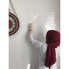 1 Şeffaf 1 Beyaz 60X100 Beyaz Tahta Statik Akıllı Kağıt Tahta Duvara,cama,tahtaya Uygulanır Ş