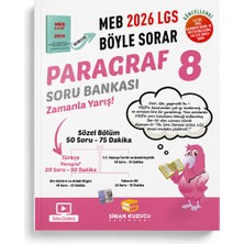 2026 Sinan Kuzucu Yayınları 8. Sınıf Paragraf Soru Bankası – Meb 2026 Lgs Böyle Sorar Video Çözümlü Türkçe Paragraf