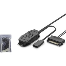 TKÇ Sata Mini Fan Argb Kontrolcüsü Siyah