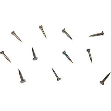 TKÇ 9mm Ölçülü Klips, Menteşe, Ayağı Çivisi Çelik Siyah 100GR