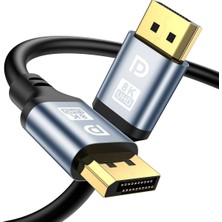 Ultra Hd 8k 1.4 (Dp) Displayport To Displayport Kablo Yüksek Hız 32.4gbps Görüntü Aktarıcı Ka
