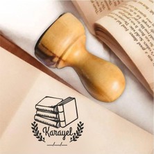 K491 Kitaplardan Oluşan Ahşap Mühür