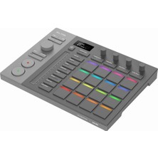 Slab Serato Mıdı Controller, 29X29MM Pedler, Ayarlanabilir Aftertouch, Siyah