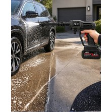 Hace Bazaar Şarjlı Basınçlı Oto Yıkama Tabancası Kablosuz Taşınabilir Araç Yıkama Makinesi