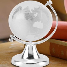 TKÇ 4.5 x 4.5 cm Kristal Küçük Cam Dünya Küresi
