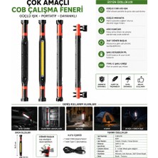 TKÇ Çalışma Lambası 40W Cob LED Şarjlı Mıknatıslı Askılı Type C
