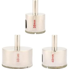 Delik Matkap Ucu, Porselen Mermer Cam Granit Karo 35MM 45MM 55MM Için Elmas Delik Testere Matkap Ç