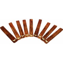 TKÇ 24 cm Ölçülü Kayık Tütsülük Ahşap