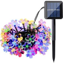 TKÇ 5 M Ölçülü Solar 50 LED Papatya Rgb 8 Fonksiyonlu