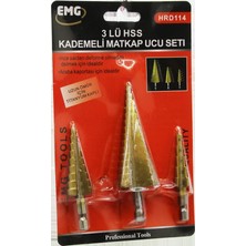 3 Parça Hss Kademeli Matkap Ucu Set (5264)