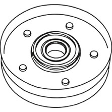 Mercedes Benz W203 W208 W209 1997- Alternator Gergi Rulmani Plastik A1122000070 Grg