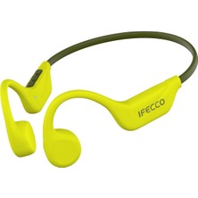 Ifecco Kemik Iletim Kulaklıkları Bluetooth 5.4 - Mikrofonlu Kablosuz Açık Kulak Kulaklıkları,