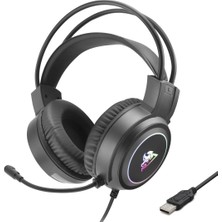 TKÇ 40 mm Kulaklık G884 USB Siyah