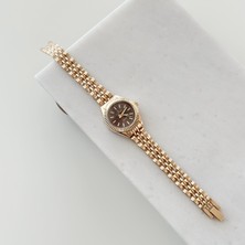 Vesce Atelier Segeta Gold Saat Kahverengi