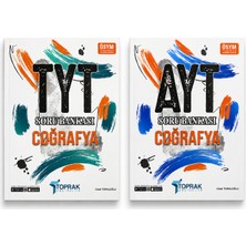 Toprak Yayıncılık Tyt Ayt Coğrafya Soru Bankası Seti – Celal Topaloğlu Video Çözümlü Yks Coğrafya 2 Kitap