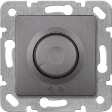Kazan Hobi Viko Linnera Life Granit Grisi Floresan Dimmer 1 10V Mekanizma ve Kapak