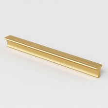 Kazan Hobi Foça Gold Metal 320 mm Uzun Mobilya Kolu Çekmece Dolap Kulpları Mutfak Dolabı Kapak Kulbu