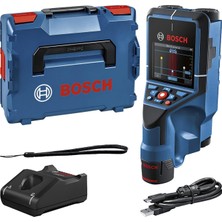 Kazan Hobi Bosch Professional D-Tect 200 C Duvar Tarama Cihazı (Tarama Alanı: 200 Mm, Akım Geçen ve Geçmeyen Kabloların, Metal, Plastik Boruların Bulunması, Usb-C Kablosu, 1 x 12V 2.0AH Akü, Şarj Cihazı, L-Boxx)