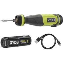 Kazan Hobi Ryobı RSI4-120G USB Lityum Havya 480° Usb-C Kablo - 1 x 4V 2.0AH Pil - Lehim Teli ve Emniyet Kapağı Dahil