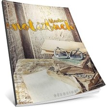 Kazan Hobi Dékokind® Blanko Notizbuch: Ca. A4-Format • 100 Seiten Mit Inhaltsverzeichnis • Perfekt Als Zeichenbuch, Skizzenbuch Oder Tagebuch • Artnr. 13 Vintage • Softcover