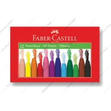 Kazan Hobi Faber-Castell Pastel Boya, 12 Renk, Yumuşak ve Rahat Kullanım, Canlı Renkler, Kağıt ve Taş Üzeri Uygun