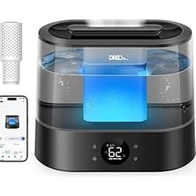 Kazan Hobi Dreo Akıllı Nemlendiriciler Yatak Odası Için, Üstten Dolumlu 4l Süper Büyük Nemlendirici, 28 Db, 36 Saat Çalışma Süresi, Dokunmatik/uygulama/ses Kontrolü, Iç Mekanlar Için Soğuk Sisli Nemlendiriciler