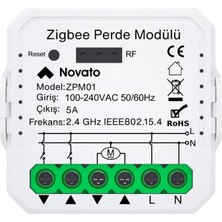 Kazan Hobi Tuya Mini Zigbee Perde Panjur Kontrol Rölesi (Tuya, Smart Life, Home Assistant, ZIGBEE2MQTT Uyumlu)