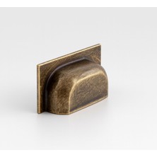 Kazan Hobi Vira Antik Sarı Metal Modern Kulp 64MM Mobilya Çekmece Dolap Kapak Kulpu Ergonomik Dayanıklı Tasarım