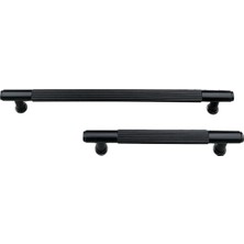 Kazan Hobi System 9226 Modern Çizgili Kulp Siyah Renk 224 mm Çok Renkli