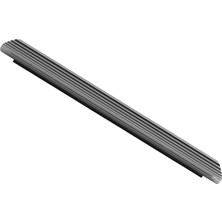 Kazan Hobi Kanal Kulp Füme Çizgili 320 mm Metal Mobilya Gardırop Çekmece Dolap Kapak Kulpu Kulbu Modern Kulplar