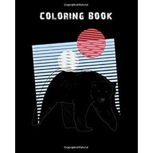 Kazan Hobi Coloring Book: Cool Polar Bear Design - 150 Pages - 8 x 10 Inches