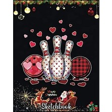 Kazan Hobi Christmas Sketch Book: Buffalo Plaid Red Bowling Gnome Christmas Valentine Family, 120 Pages Help You Design Your Ideas Size 8.5 x 11 Inches Sketchbook