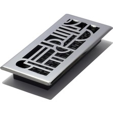 Kazan Hobi Decor Grates ADH410-C Art Deco Kat Kaydı, 4X10, Krom