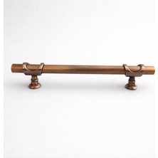 Kazan Hobi Arsin Soft Parlak Antik Bakır Çekmece Kulp 128 mm Modern Dolap Gardırop Vestiyer Mutfak Kapak Kulbu